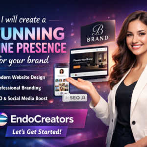 I will design a stunning online presence for your business
