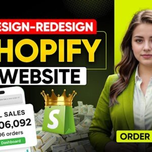 I will build an automated dropshipping shopify store or shopify website